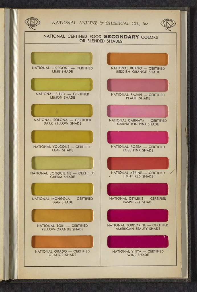 An illustration from National Certified Food Colors, 1930, leaf 23