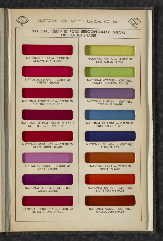 An illustration from National Certified Food Colors, 1930, leaf 25