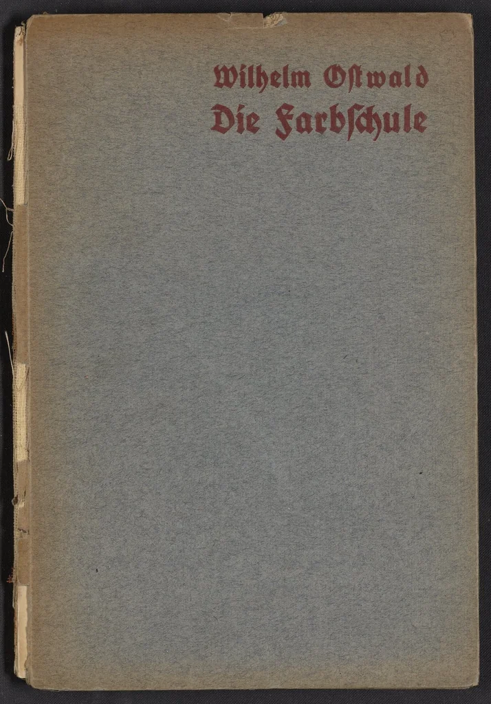 An illustration from Die Farbschule. Eine Anleitung zur praktischen Erlernung der wissenschaftlichen Farbenlehre, 1919, leaf 1
