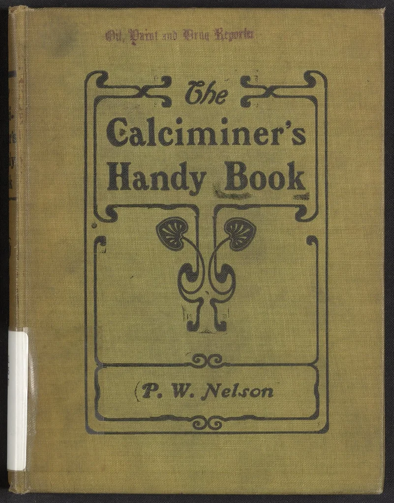An illustration from The Calciminer's Handy Book, 1907, leaf 1