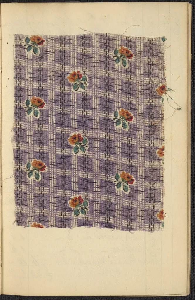 An illustration from Dyer's account book, Volume 2, 1855, leaf 144
