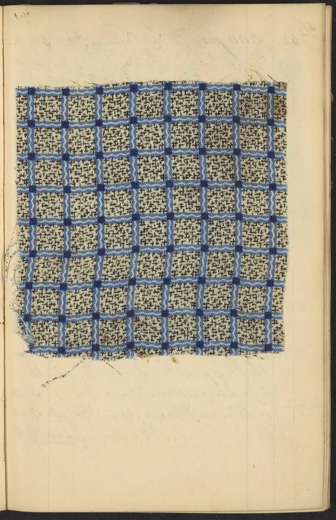 An illustration from Dyer's account book, Volume 2, 1855, leaf 148