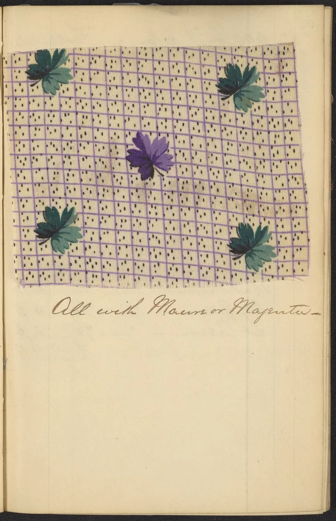 An illustration from Dyer's account book, Volume 2, 1855, leaf 152