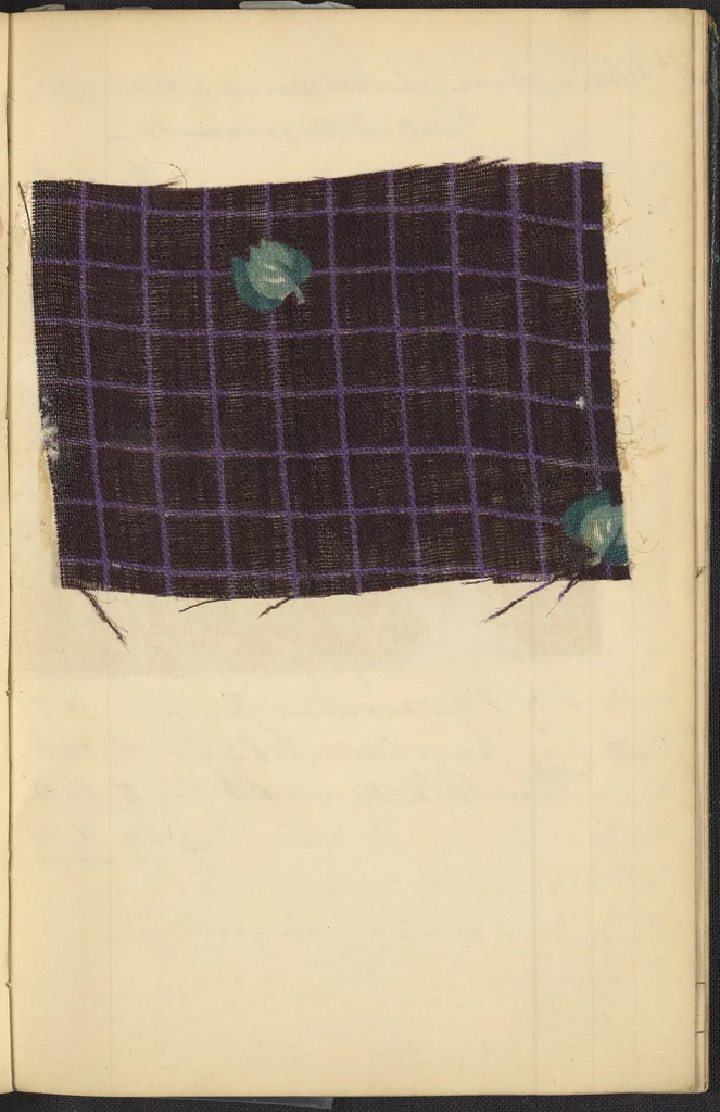 An illustration from Dyer's account book, Volume 2, 1855, leaf 212