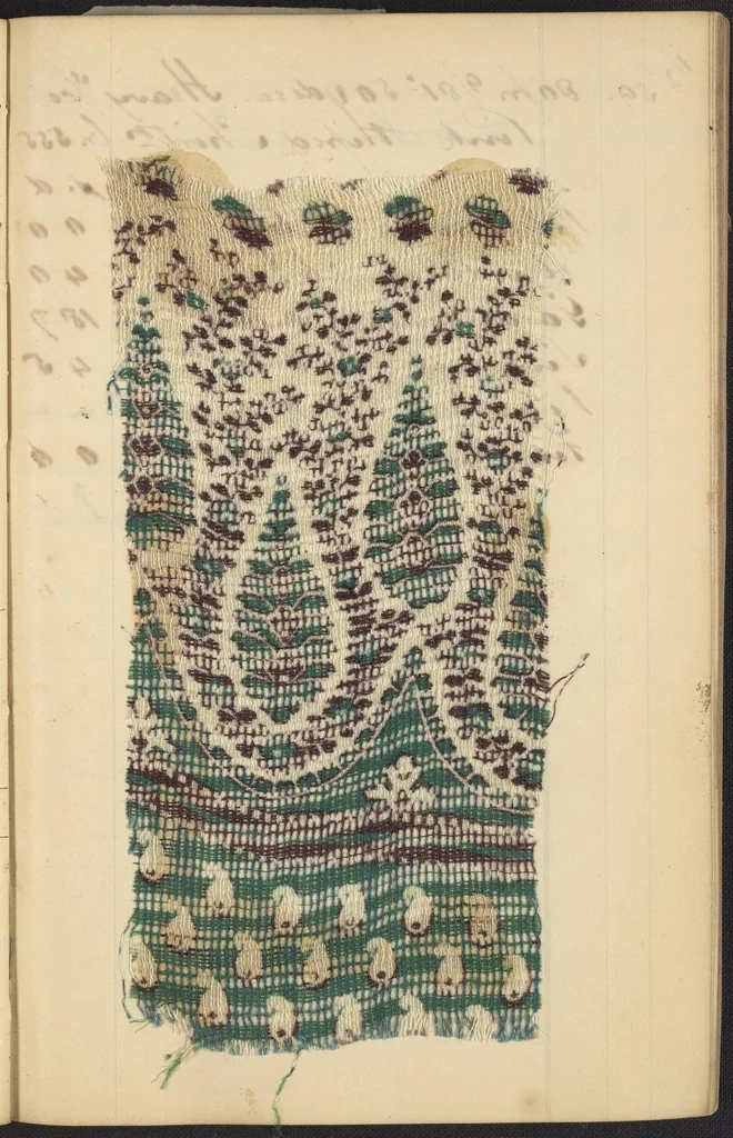 An illustration from Dyer's account book, Volume 2, 1855, leaf 66