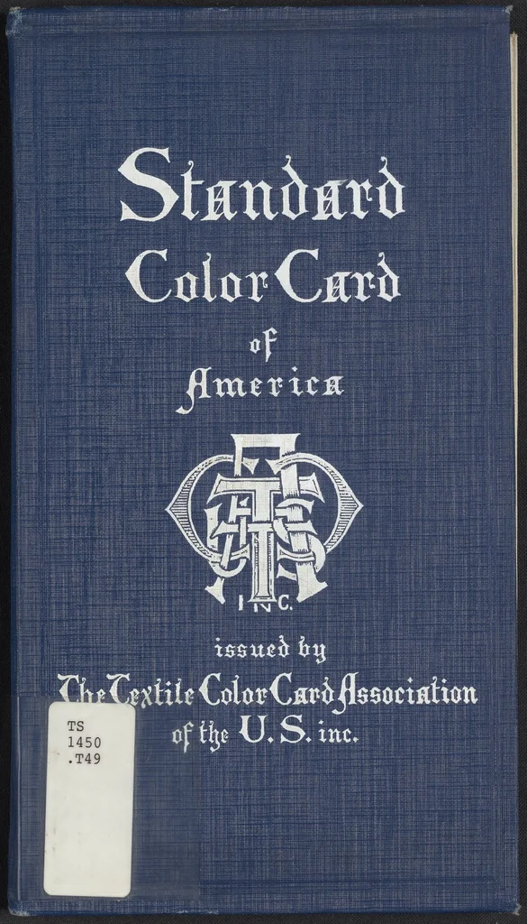 An illustration from Standard Color Card of America,, 1916, leaf 1