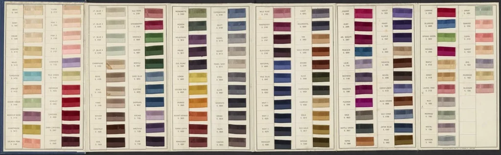 An illustration from Standard Color Card of America,, 1916, leaf 13