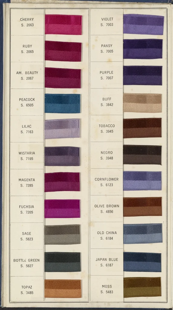 An illustration from Standard Color Card of America,, 1916, leaf 8