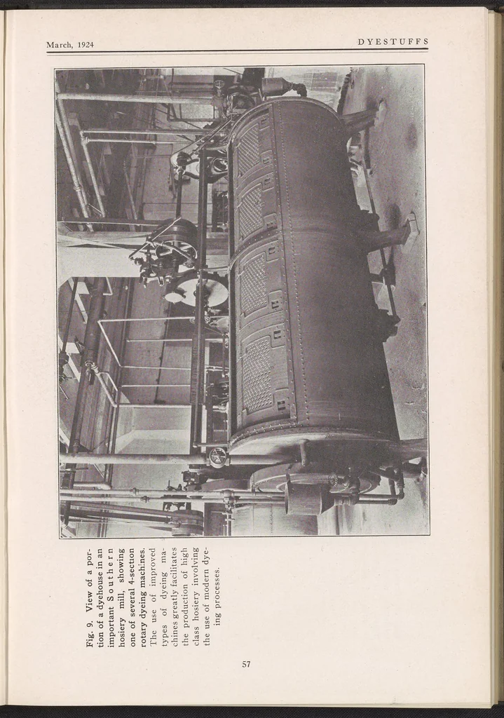 An illustration from Dyestuffs, Volume 25 Number 3, 1924, leaf 17