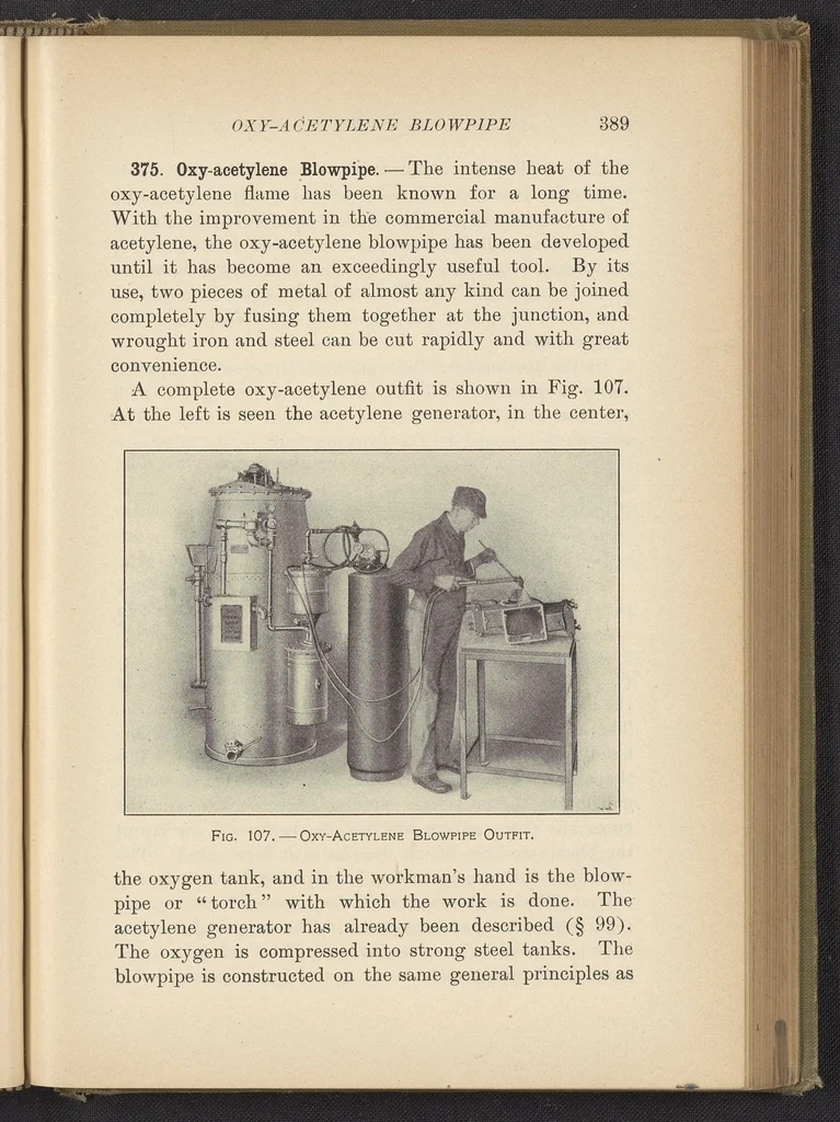An illustration from Chemistry of Common Things, 1914, leaf 59