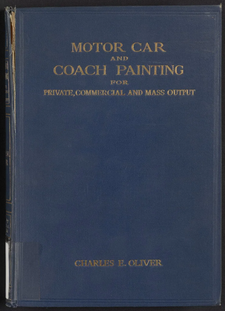 An illustration from Motor Car & Coach Painting for Private, Commercial and Mass Output, 1926, leaf 1
