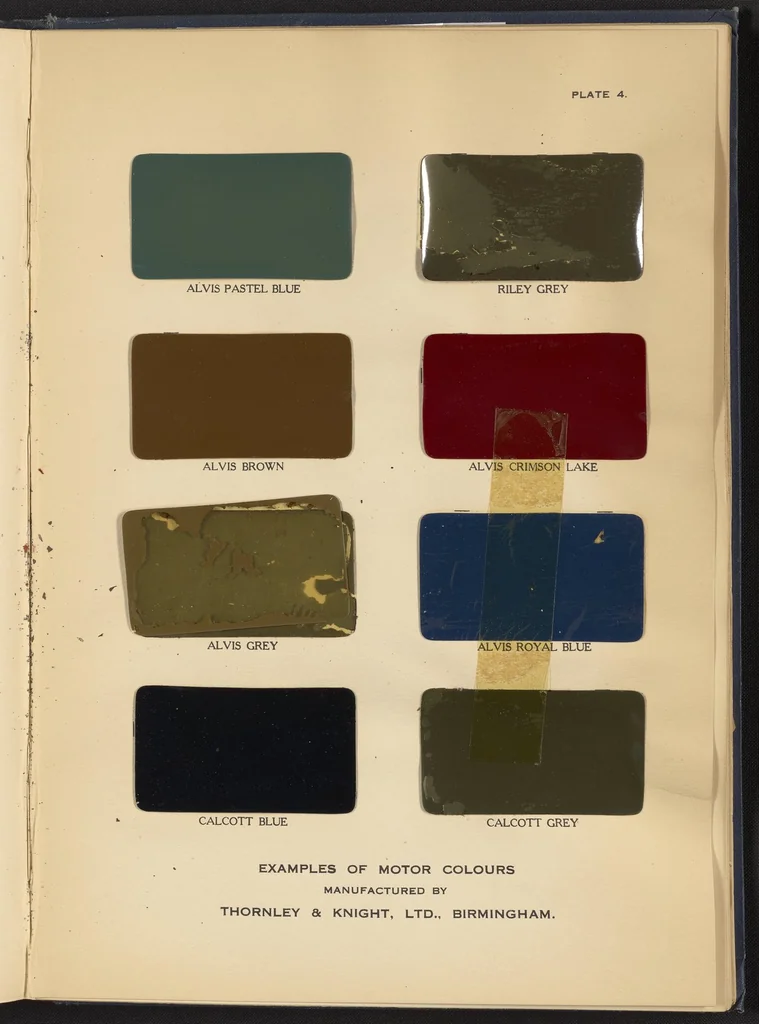 An illustration from Motor Car & Coach Painting for Private, Commercial and Mass Output, 1926, leaf 269