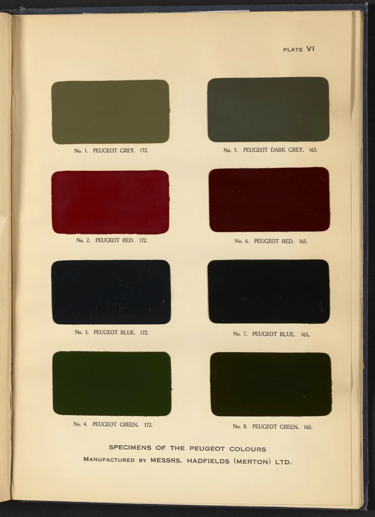 An illustration from Motor Car & Coach Painting for Private, Commercial and Mass Output, 1926, leaf 294