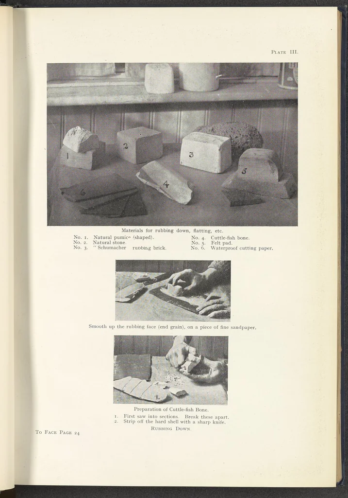 An illustration from Motor Car & Coach Painting for Private, Commercial and Mass Output, 1926, leaf 53