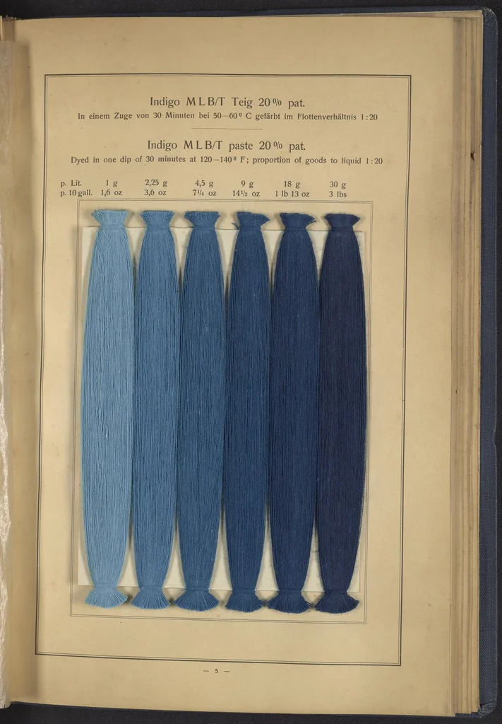 An illustration from Indigo MLB auf Baumwolle : Indigo MLB on Cotton, 1880, leaf 18