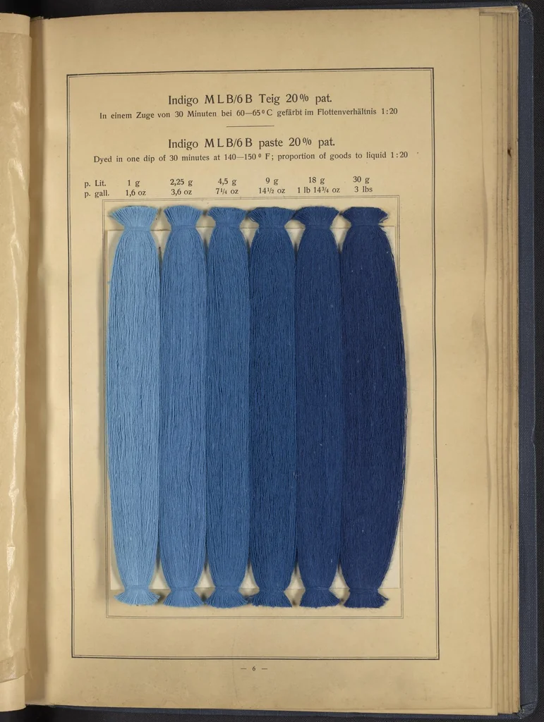 An illustration from Indigo MLB auf Baumwolle : Indigo MLB on Cotton, 1880, leaf 19