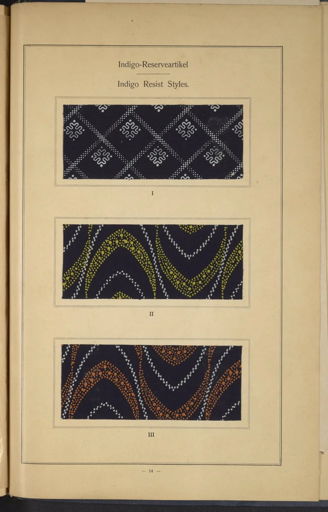 An illustration from Indigo MLB auf Baumwolle : Indigo MLB on Cotton, 1880, leaf 27