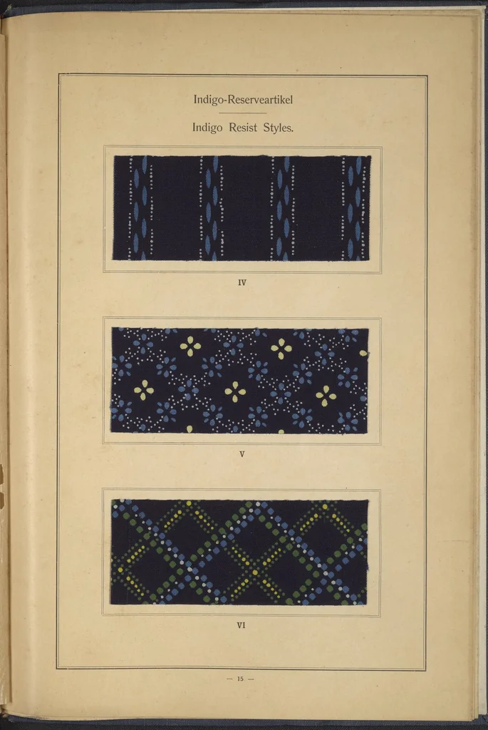 An illustration from Indigo MLB auf Baumwolle : Indigo MLB on Cotton, 1880, leaf 28