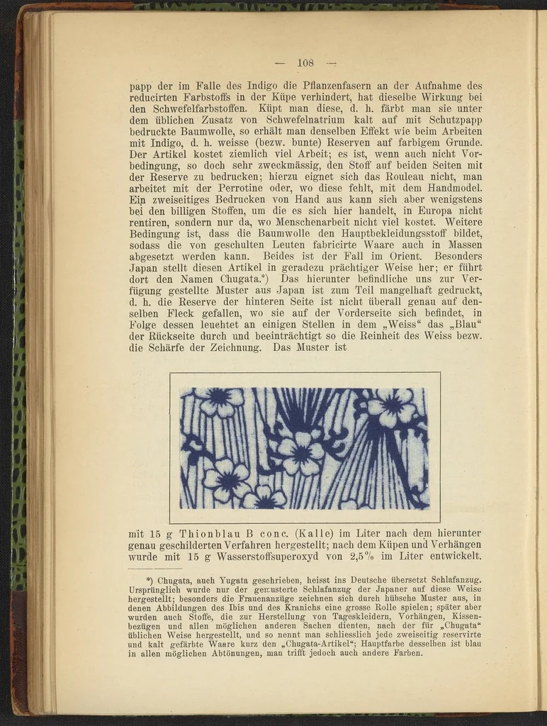 An illustration from Praktisches Handbuch des Zeugdrucks, 1905, leaf 114