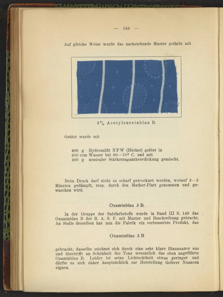 An illustration from Praktisches Handbuch des Zeugdrucks, 1905, leaf 146