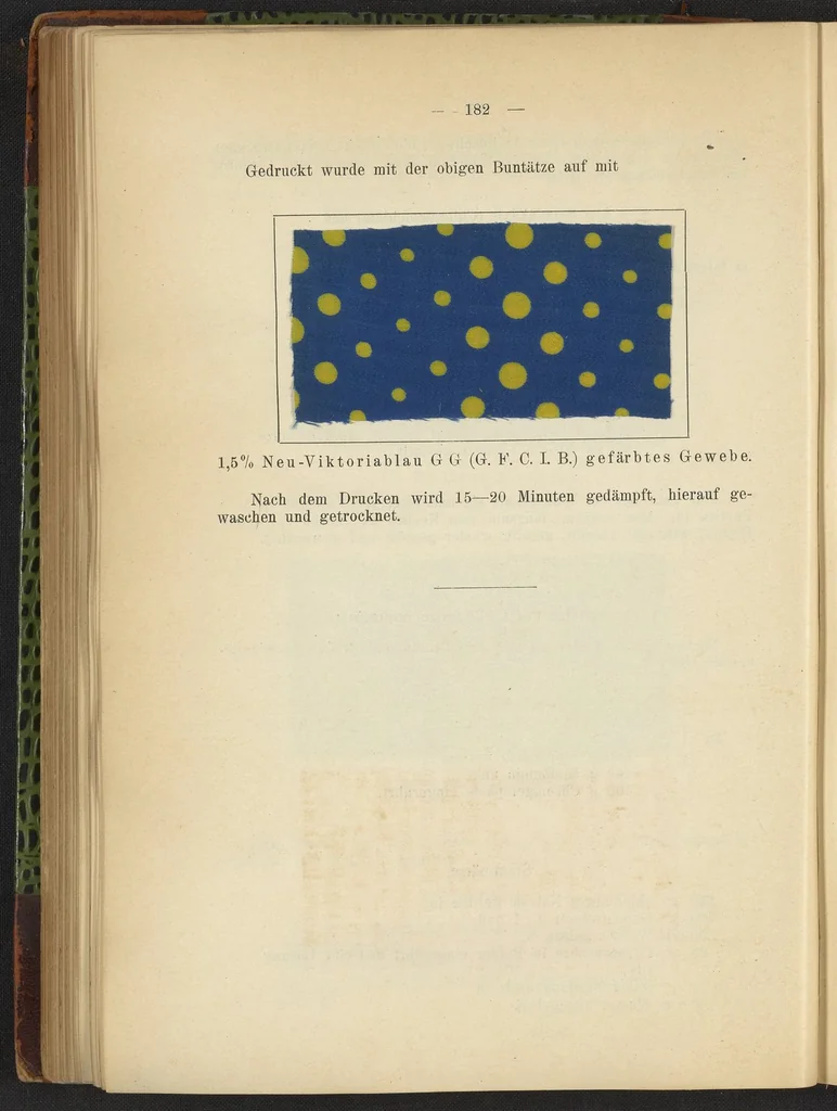 An illustration from Praktisches Handbuch des Zeugdrucks, 1905, leaf 186