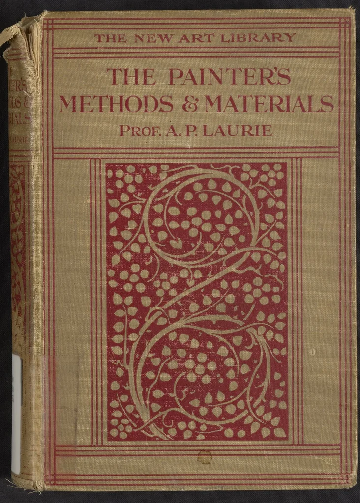 An illustration from The Painter's Methods and Materials, 1926, leaf 1