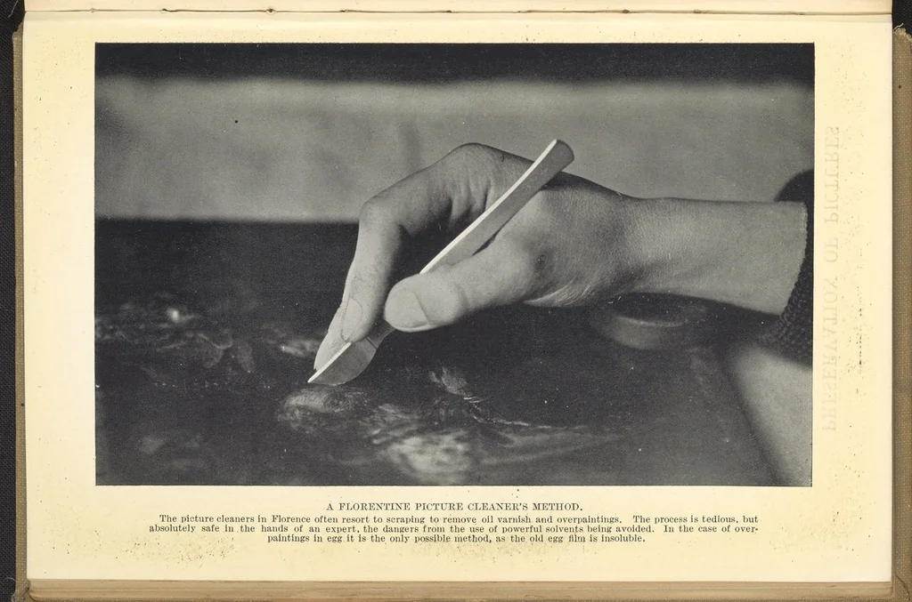 An illustration from The Painter's Methods and Materials, 1926, leaf 27