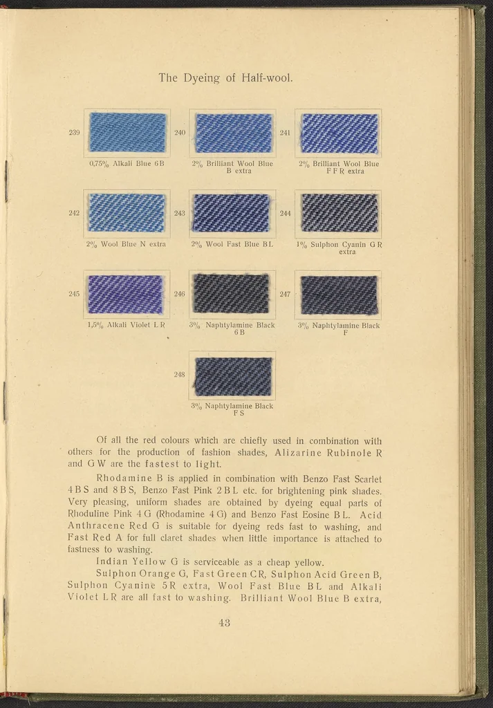 An illustration from Garment Dyeing, 1912, leaf 55