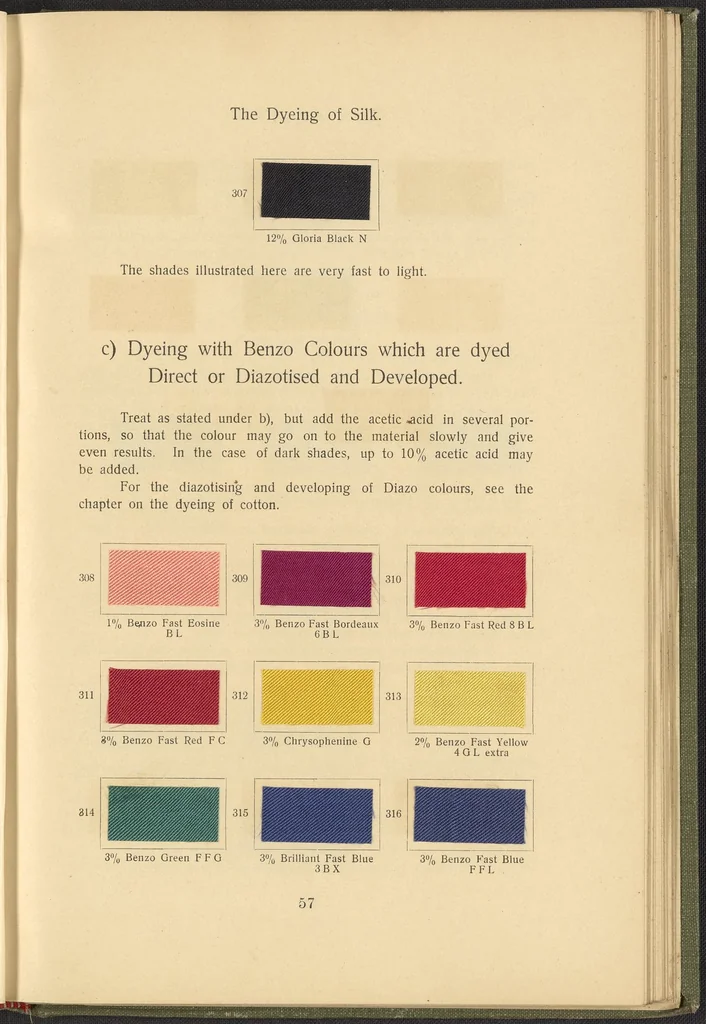 An illustration from Garment Dyeing, 1912, leaf 69