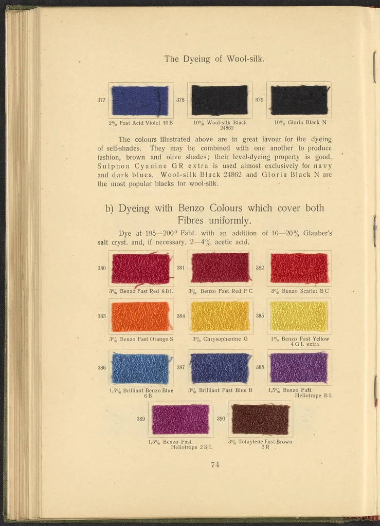 An illustration from Garment Dyeing, 1912, leaf 86