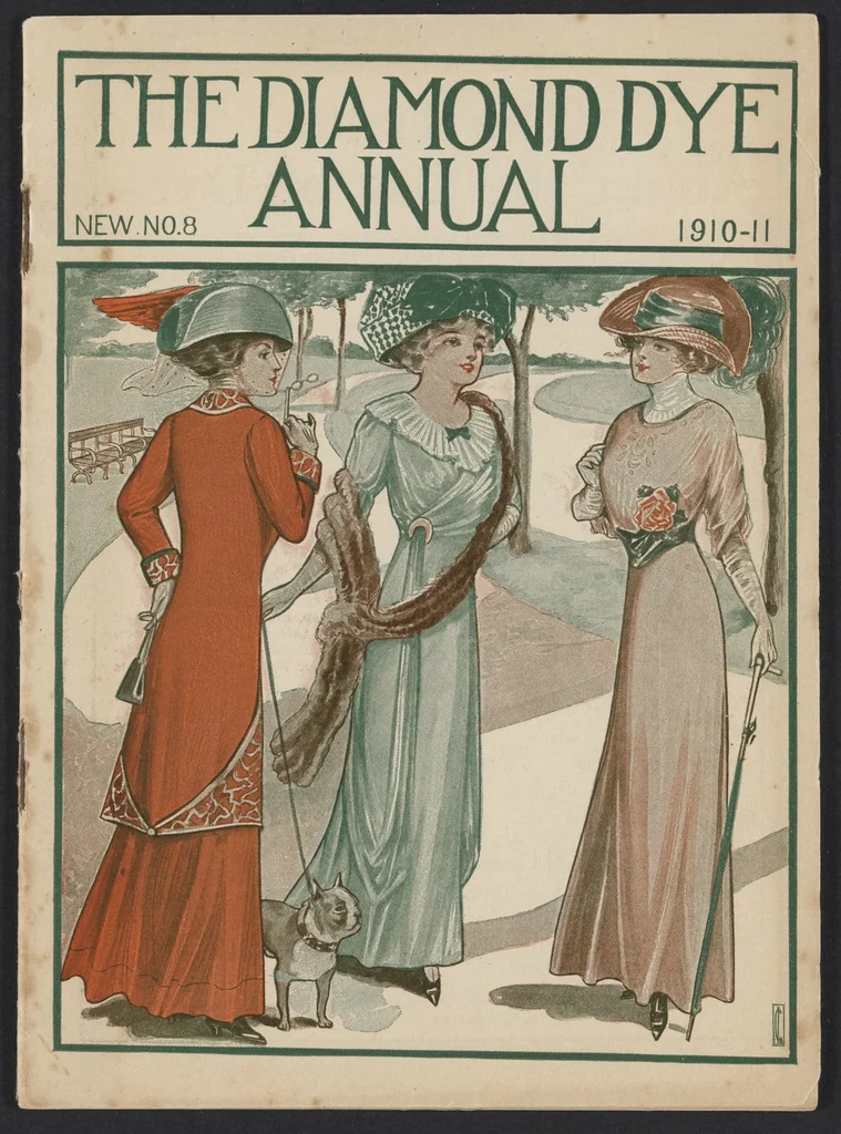 An illustration from The Diamond Dye Annual, 1910-1911: A Book of Helpful Suggestions, 1910, leaf 1