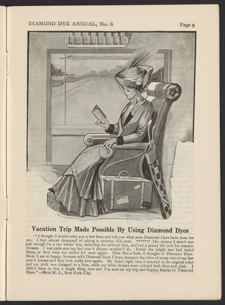 An illustration from The Diamond Dye Annual, 1910-1911: A Book of Helpful Suggestions, 1910, leaf 11
