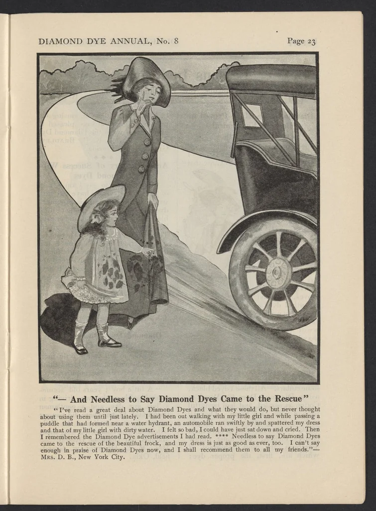 An illustration from The Diamond Dye Annual, 1910-1911: A Book of Helpful Suggestions, 1910, leaf 25