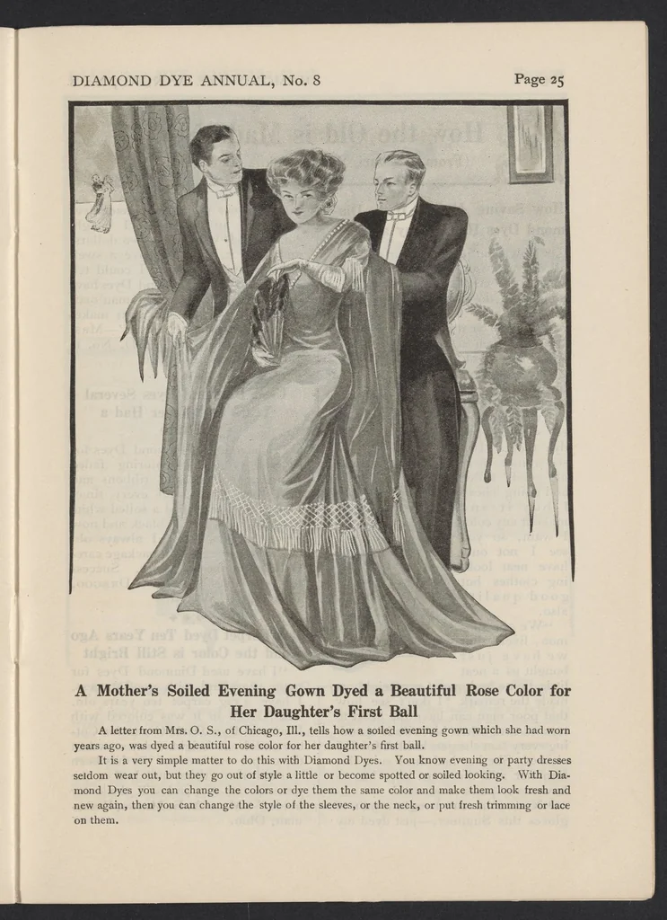 An illustration from The Diamond Dye Annual, 1910-1911: A Book of Helpful Suggestions, 1910, leaf 27