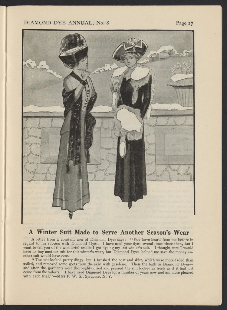 An illustration from The Diamond Dye Annual, 1910-1911: A Book of Helpful Suggestions, 1910, leaf 29