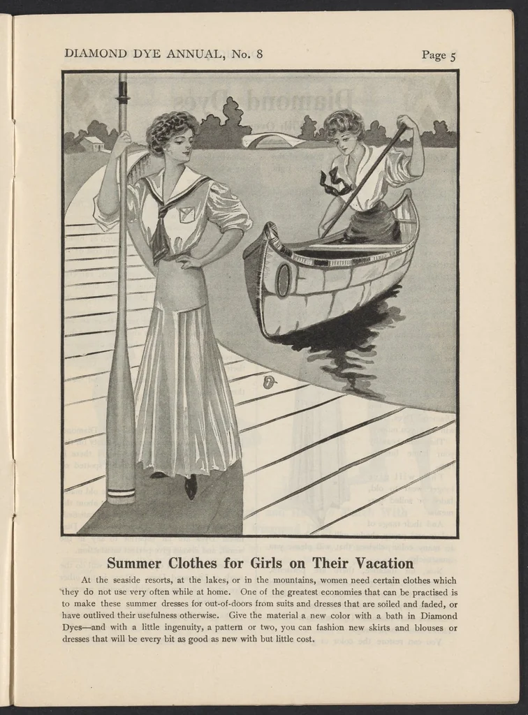 An illustration from The Diamond Dye Annual, 1910-1911: A Book of Helpful Suggestions, 1910, leaf 7