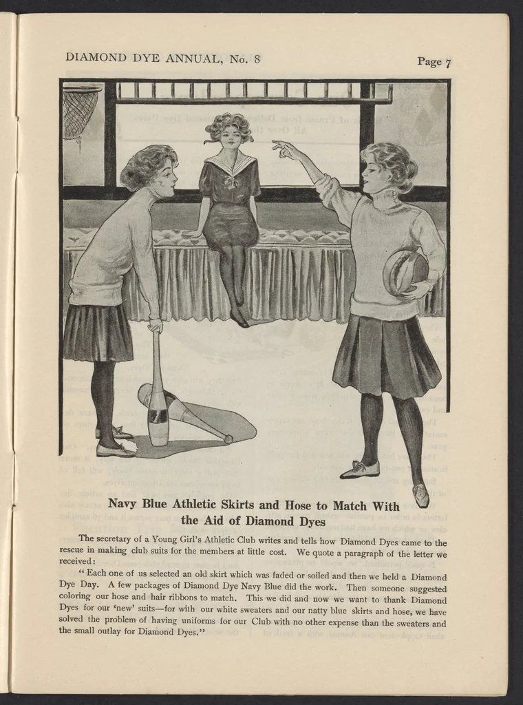 An illustration from The Diamond Dye Annual, 1910-1911: A Book of Helpful Suggestions, 1910, leaf 9