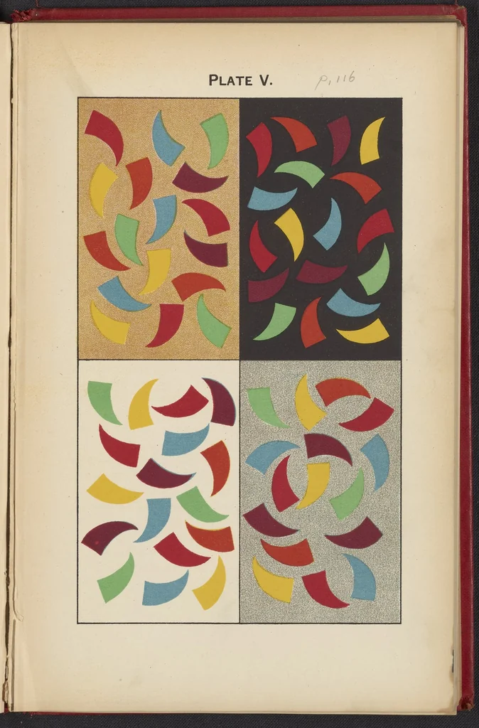 An illustration from Colour : A Handbook of the Theory of Colour, 1900, leaf 79