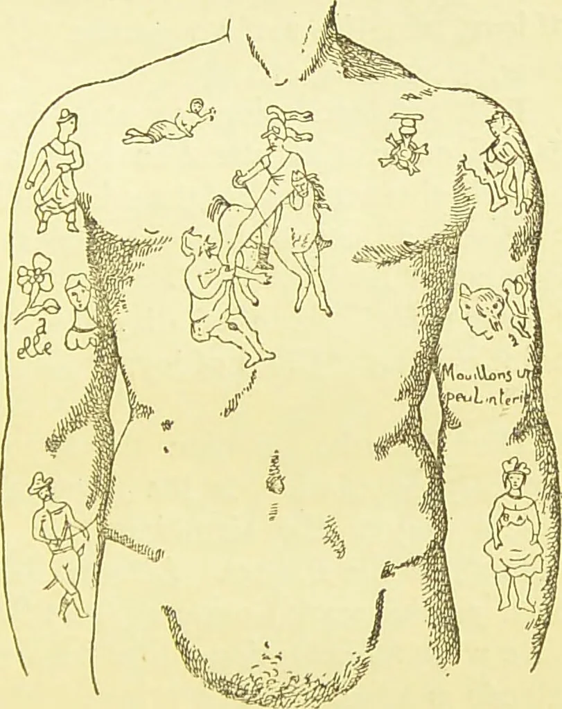 An illustration from The criminal / by Havelock Ellis., 1895, leaf 121