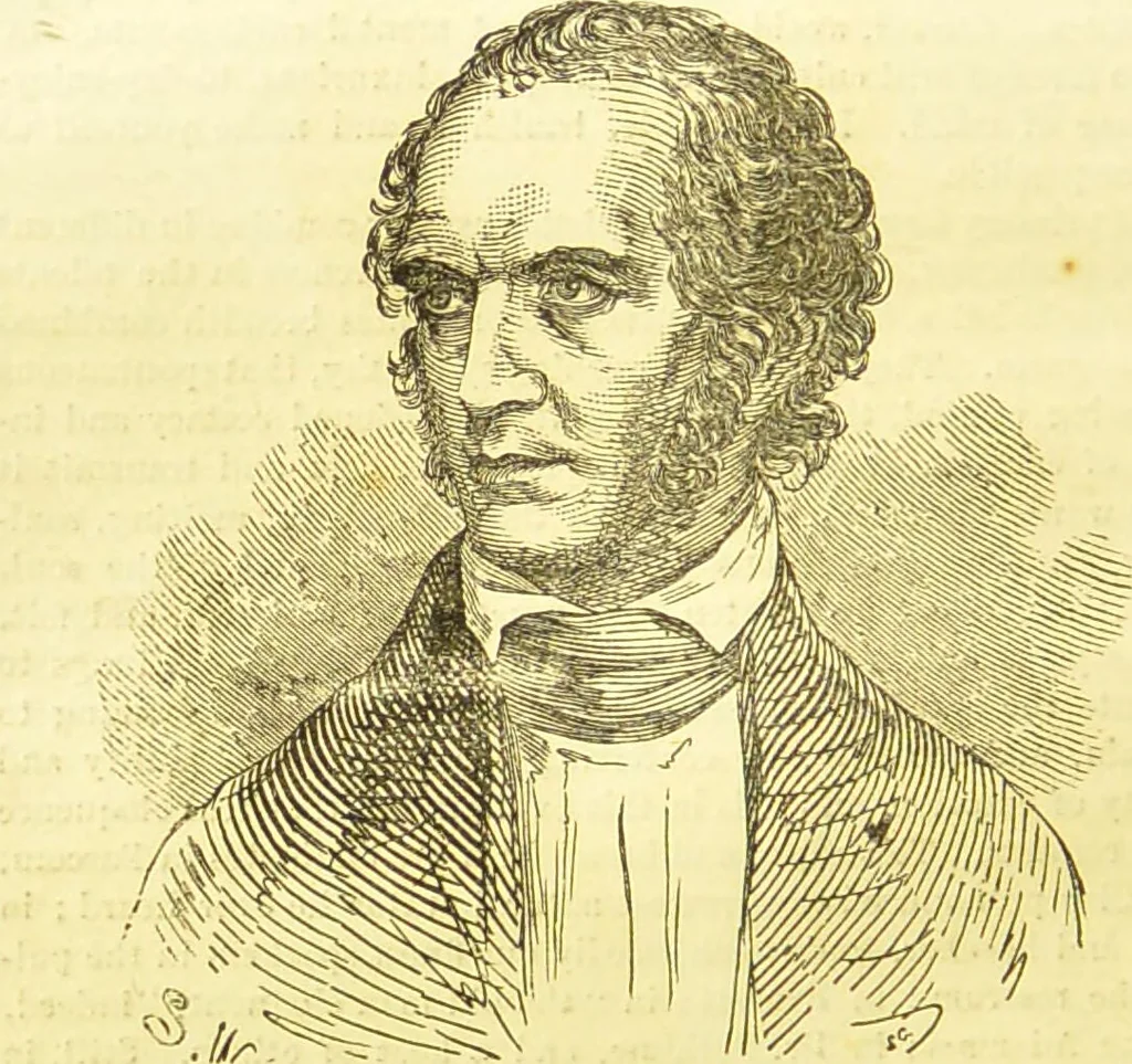 An illustration from New illustrated self-instructor in phrenology and physiology : together with the chart and character of ... as marked by ... / by O.S. and L.N. Fowler., 1877, leaf 52