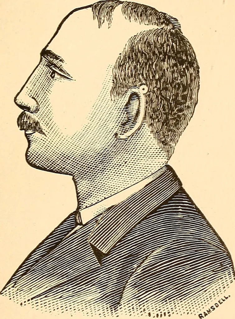 An illustration from Key to phrenology / by Prof. Wm. Seymour, practical phrenologist & psychologist, of Philadelphia., 1890, leaf 103