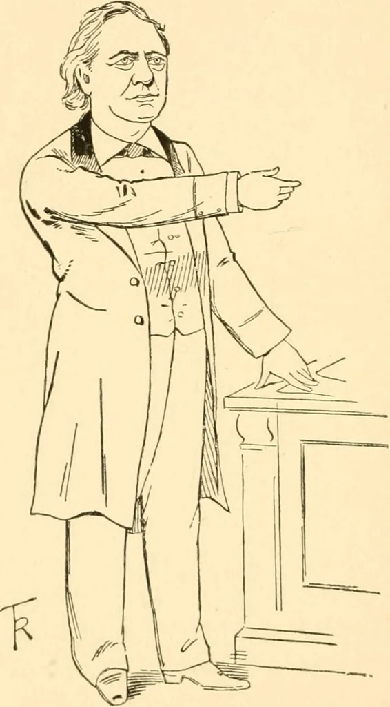 An illustration from Key to phrenology / by Prof. Wm. Seymour, practical phrenologist & psychologist, of Philadelphia., 1890, leaf 48