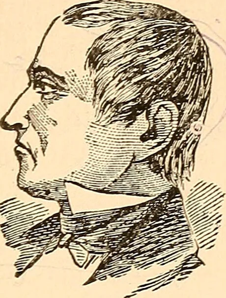 An illustration from Key to phrenology / by Prof. Wm. Seymour, practical phrenologist & psychologist, of Philadelphia., 1890, leaf 77