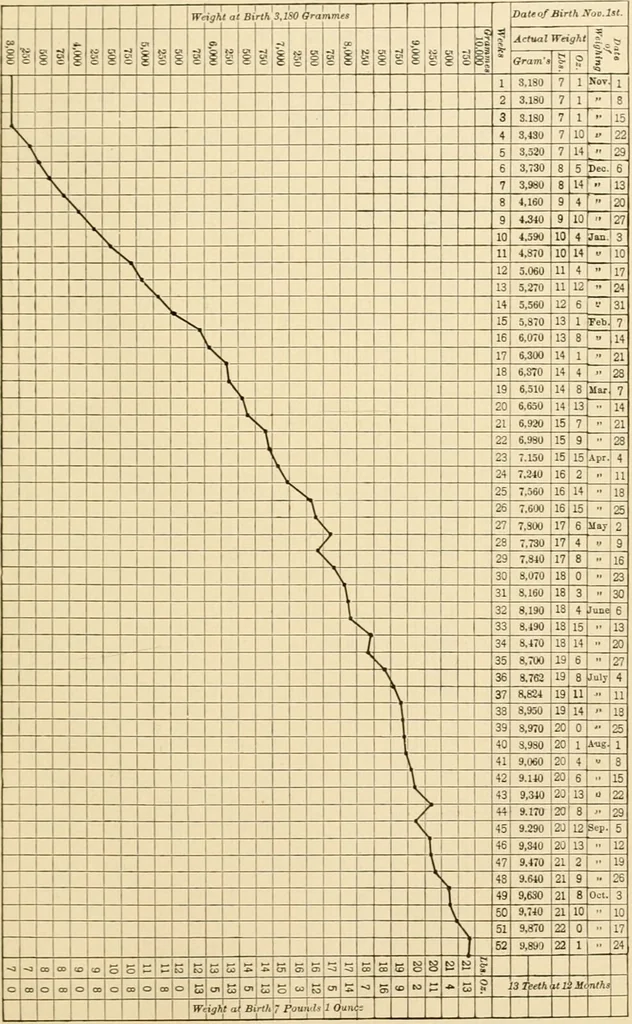 An illustration from Pediatrics : the hygienic and medical treatment of children / by Thomas Morgan Rotch., 1898, leaf 297