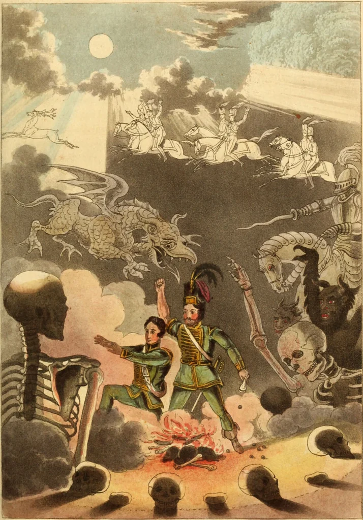 An illustration from The astrologer of the nineteenth century / By the members of the Mercurii: Raphael ... and other sideral [sic] artists., 1825, leaf 113