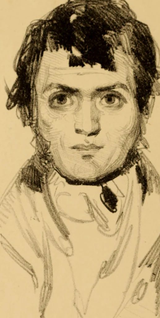 An illustration from The physiognomy of mental diseases / by Sir Alexander Morison., 1838, leaf 270