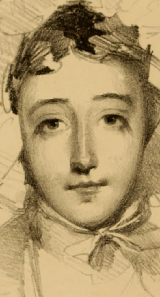 An illustration from The physiognomy of mental diseases / by Sir Alexander Morison., 1838, leaf 48