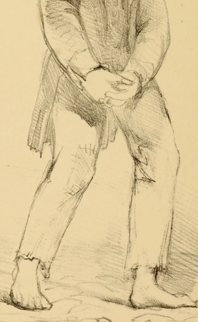 An illustration from The physiognomy of mental diseases / by Sir Alexander Morison., 1838, leaf 496