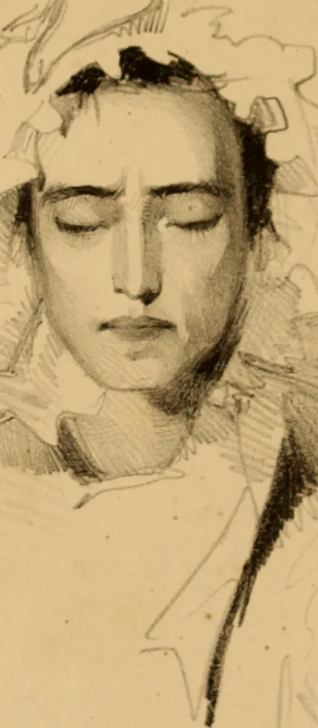 An illustration from The physiognomy of mental diseases / by Sir Alexander Morison., 1838, leaf 52