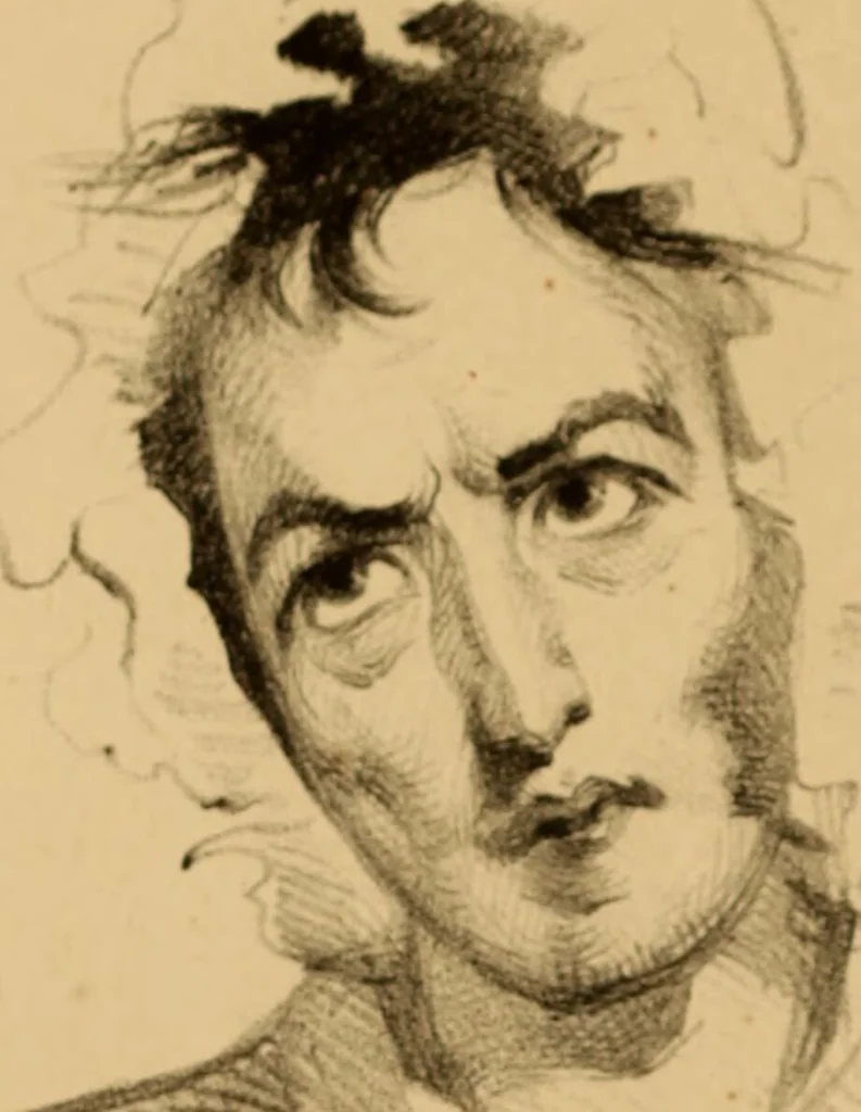 An illustration from The physiognomy of mental diseases / by Sir Alexander Morison., 1838, leaf 56